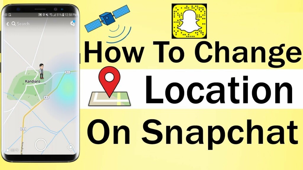 how to change snapchat location