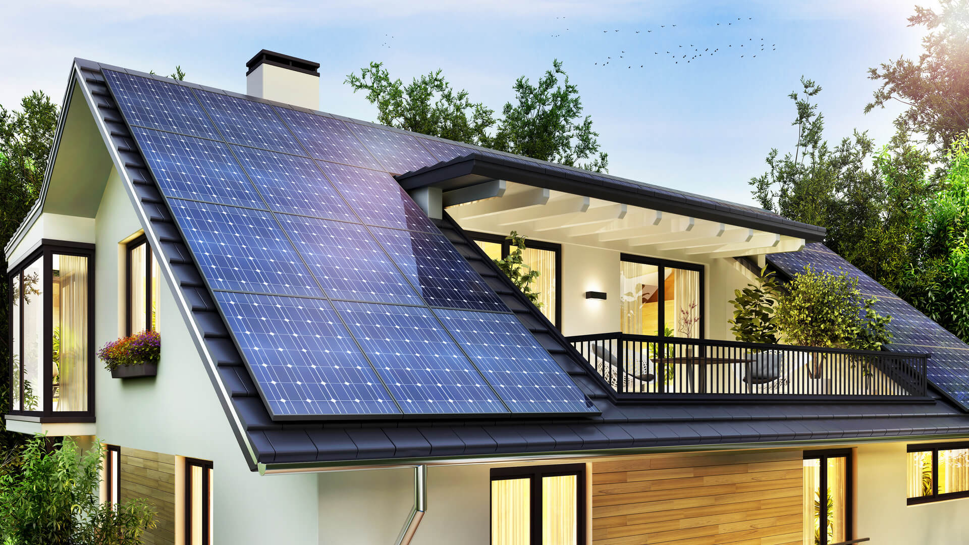 Solar panels have four major benefits for your home
